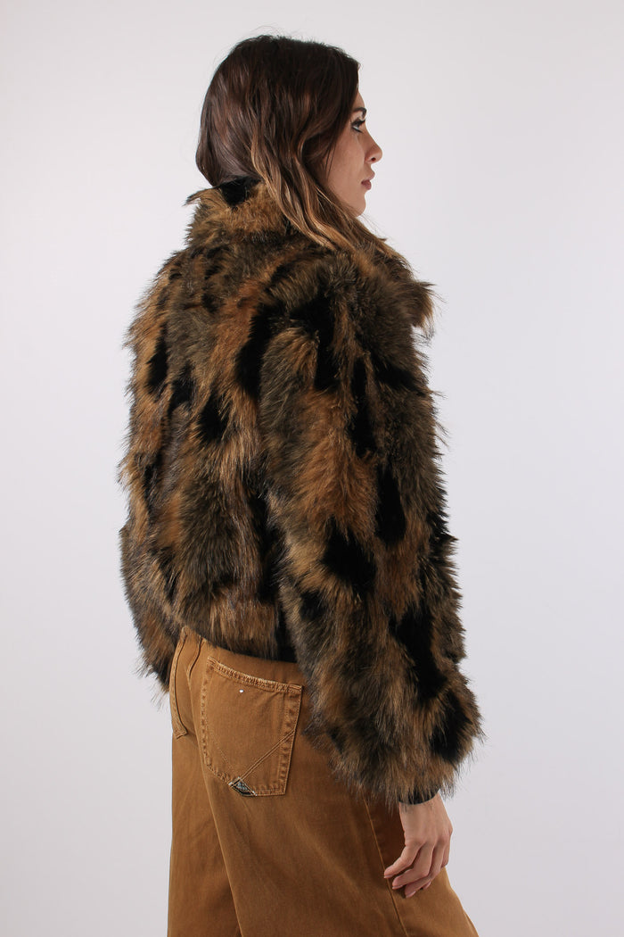 Ecopelliccia Corta Animalier Animalier-6