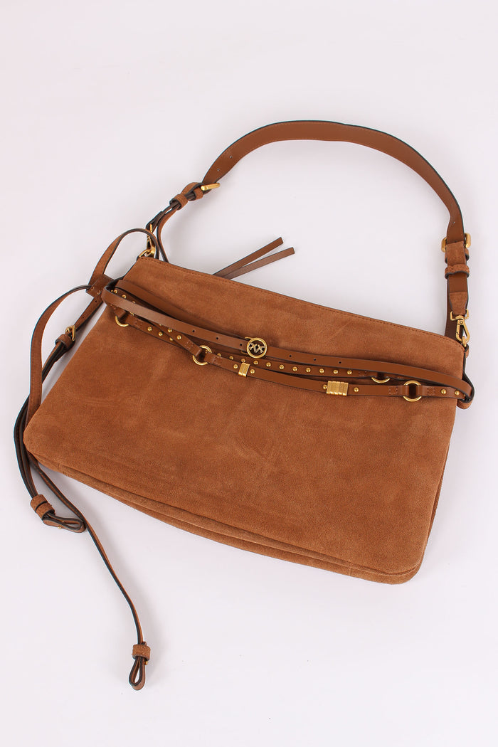 Belt Bag Suede Marrone-4