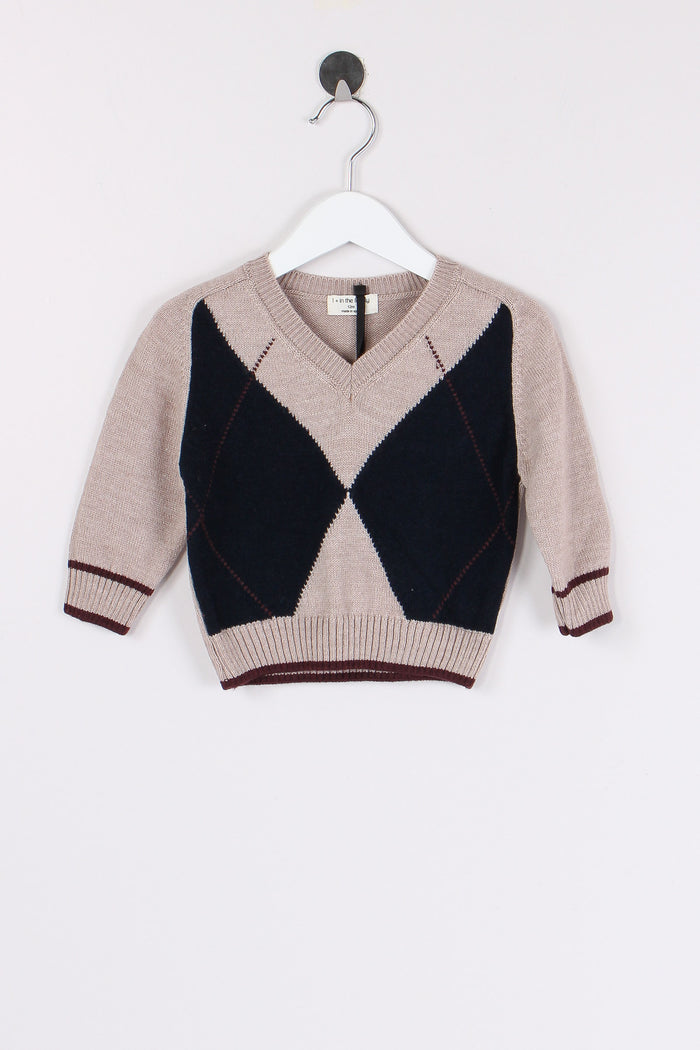 Pullover Losanga Tortora