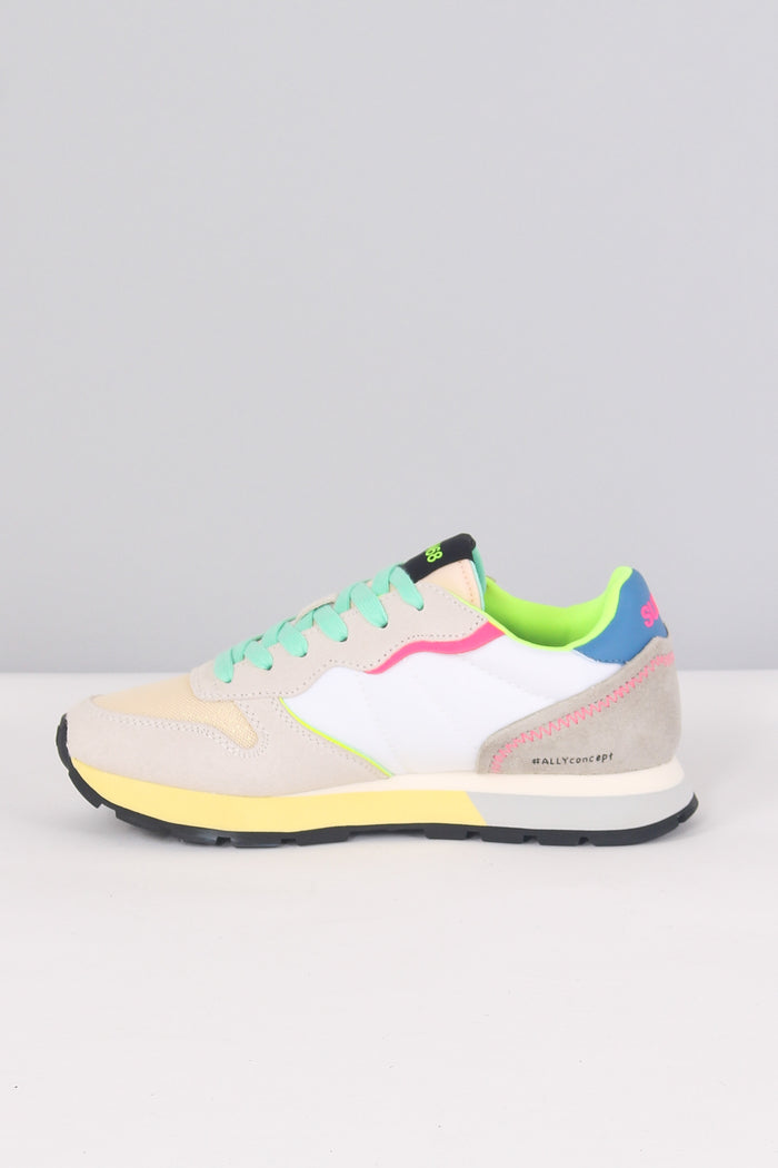 Sneaker Ally Color Explosion Bianco-4