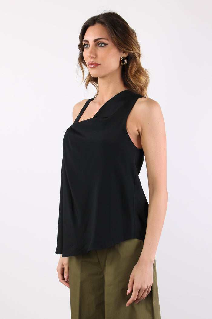Top Assimmetrico Nero-6