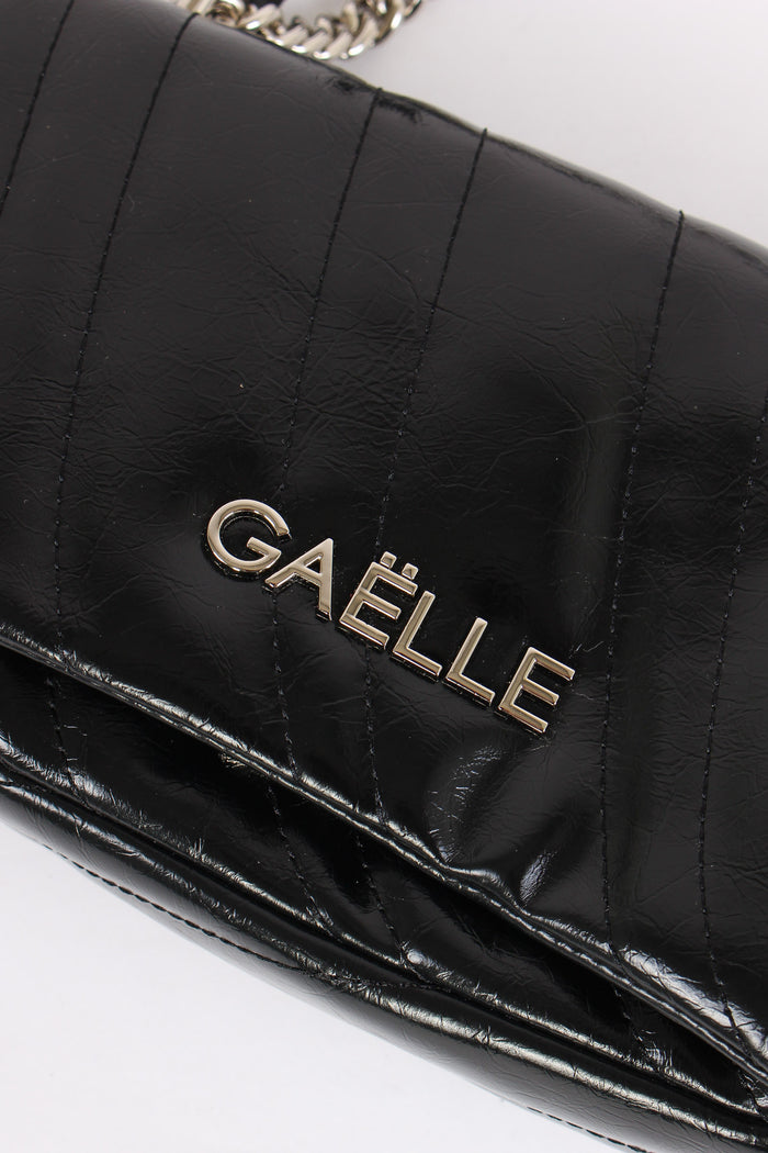 Tracolla Maxi Matelasse Vintag Nero-4