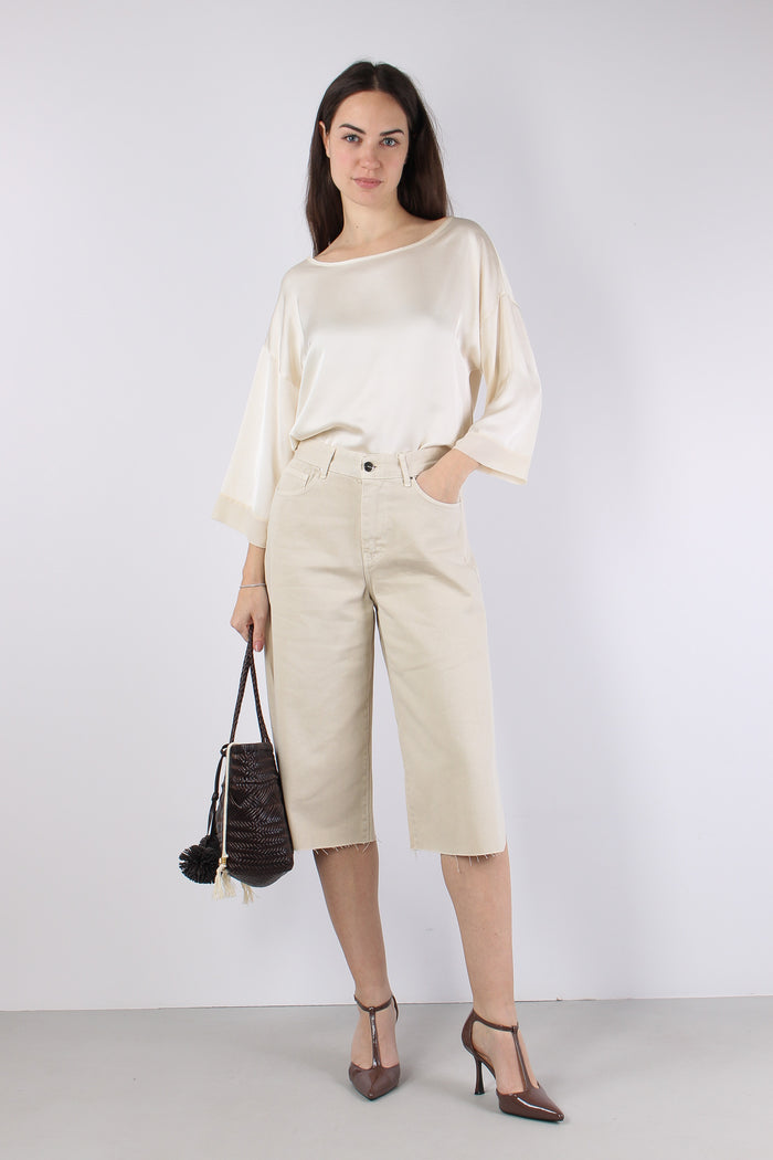 Blusa Manica 3/4 Panna-6