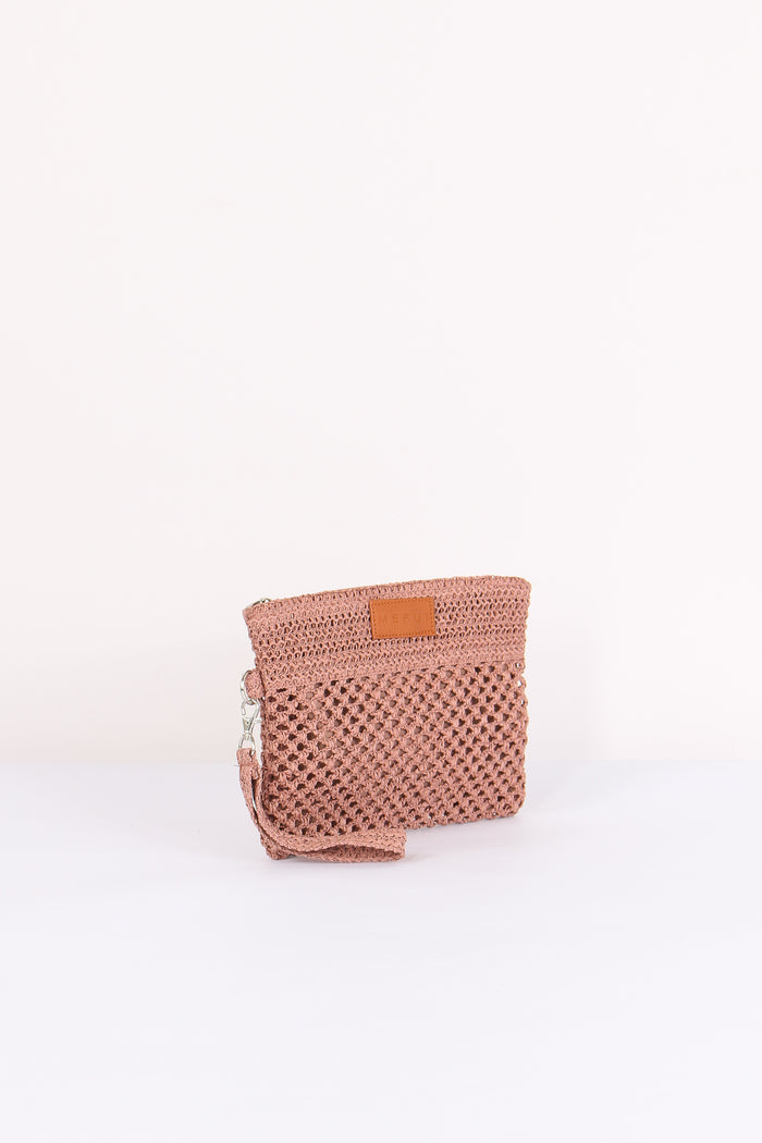 Pochette Rafia Rosa-6