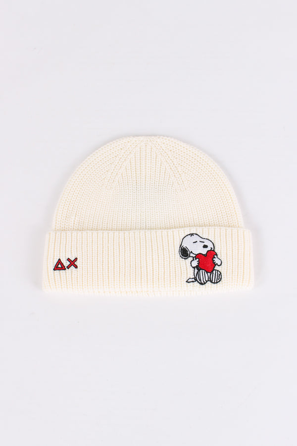 Cuffia Snoopy Bianco