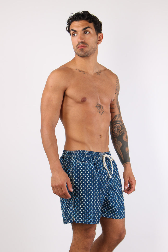 Costume Boxer Fantasia Blu-3