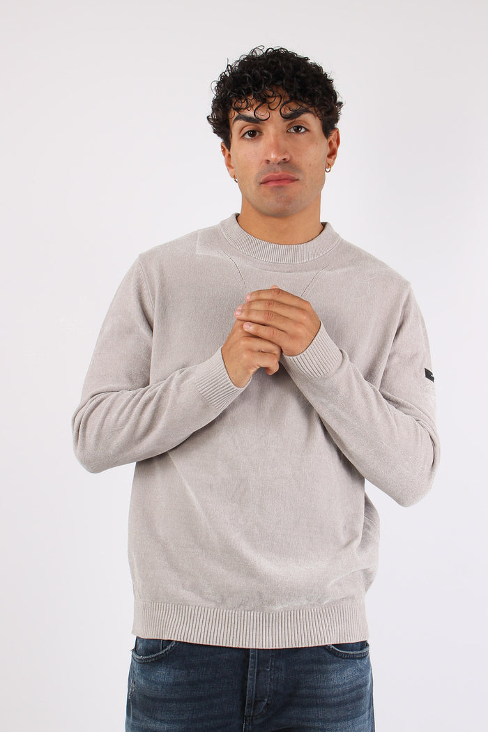 Maglia Girocollo Ciniglia Stone-2