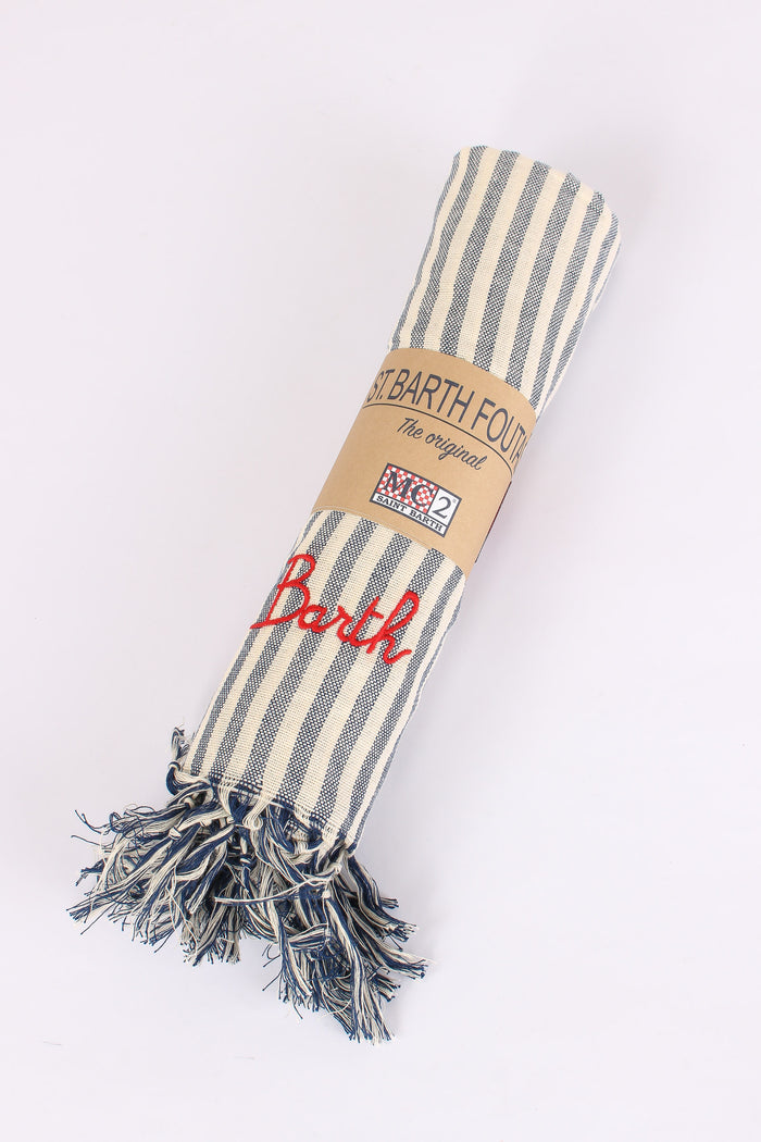 Foutas Righe Sottili Blu/bianco