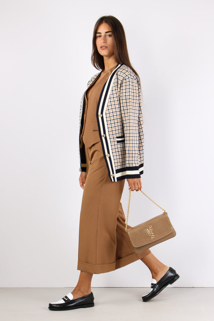 Ebba Pinocchietto Gessato Lure Miele-7