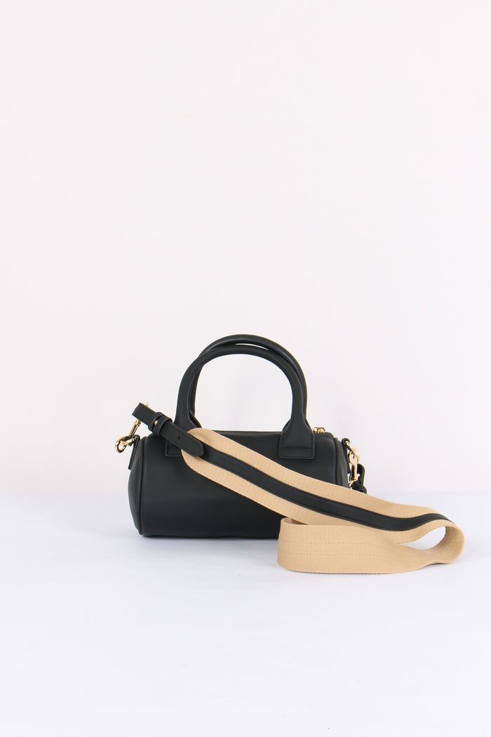 Bauletto Effetto Denim Nero-3