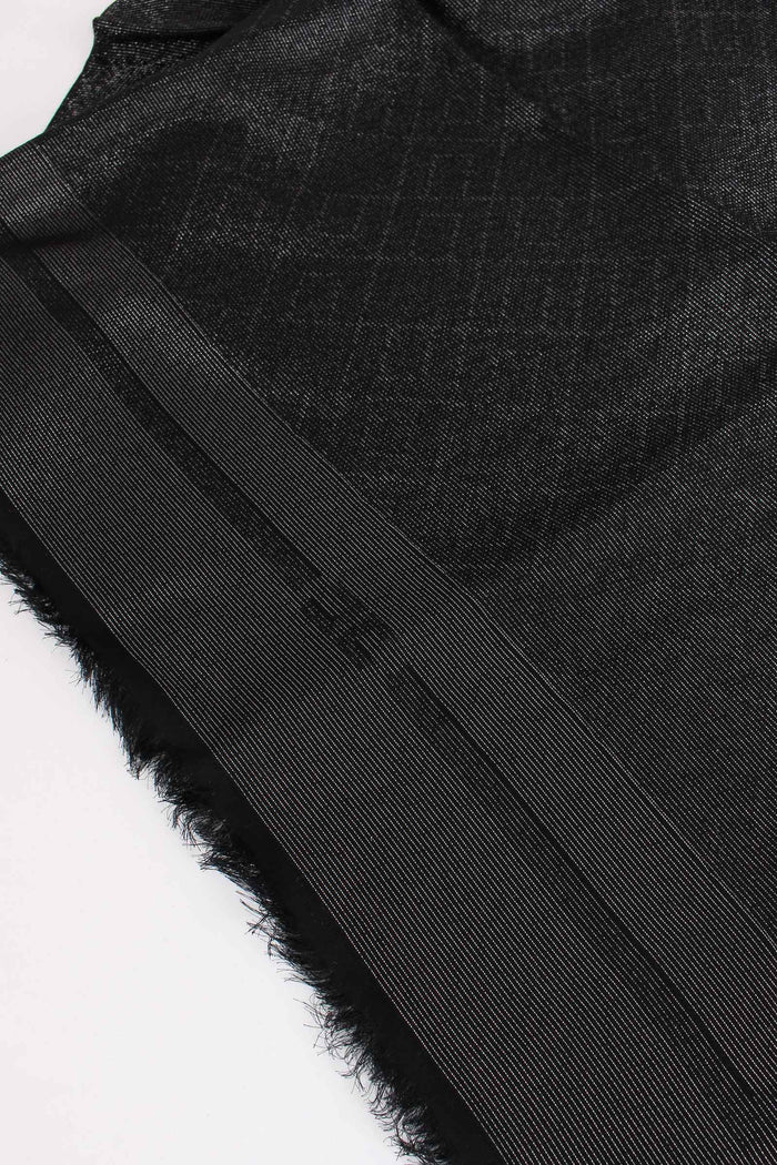 Sciarpa Quadrata Lurex Nero-4