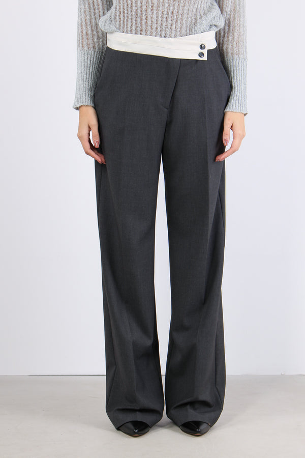 Pantalone Palazzo Graphite-2