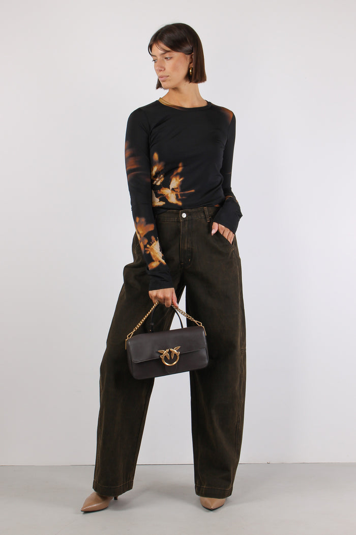 T-shirt M/l Fantasia Nero-6