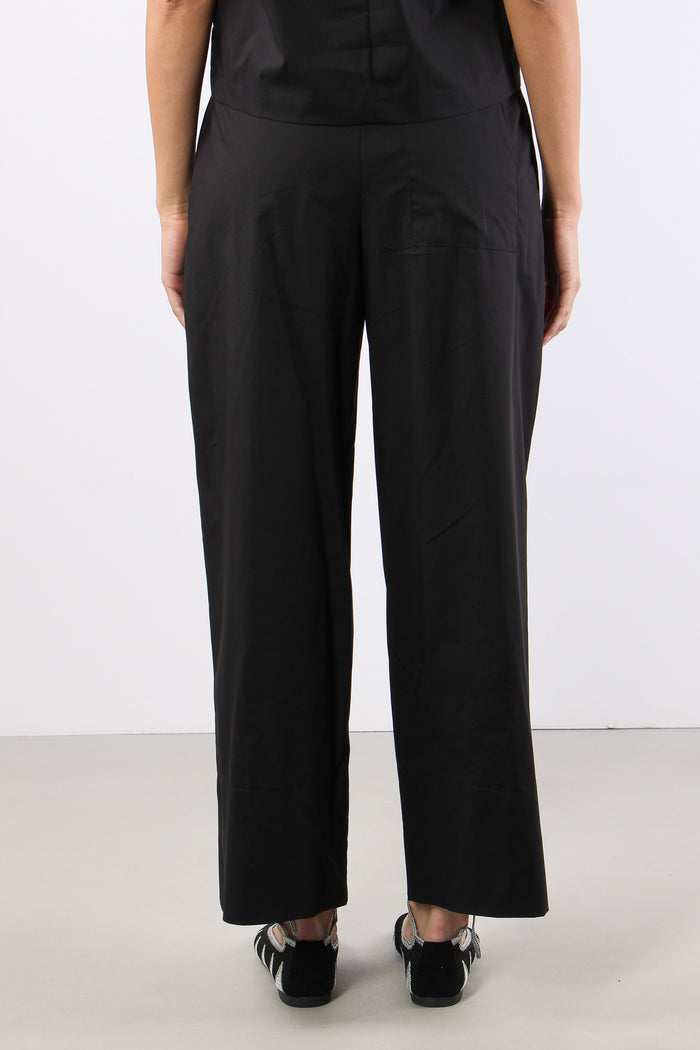 Pantalone Tasche Dietro Nero-4