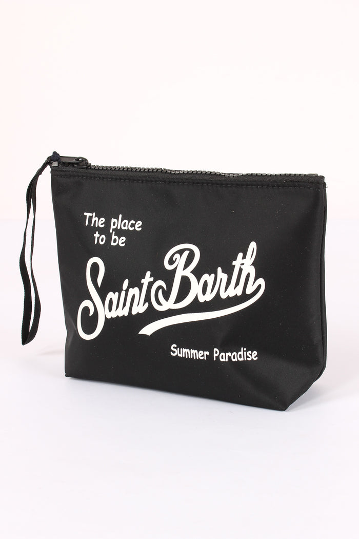 Aline Pochette Nylon Nero-4