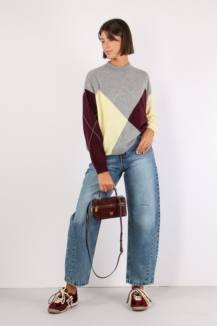Denim Barrel Effetto Marmorizz Denim Medio-5