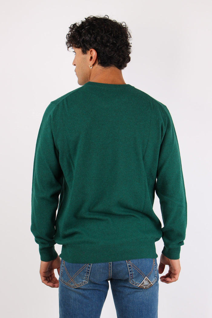 Girocollo Non Sono Bello Verde-4