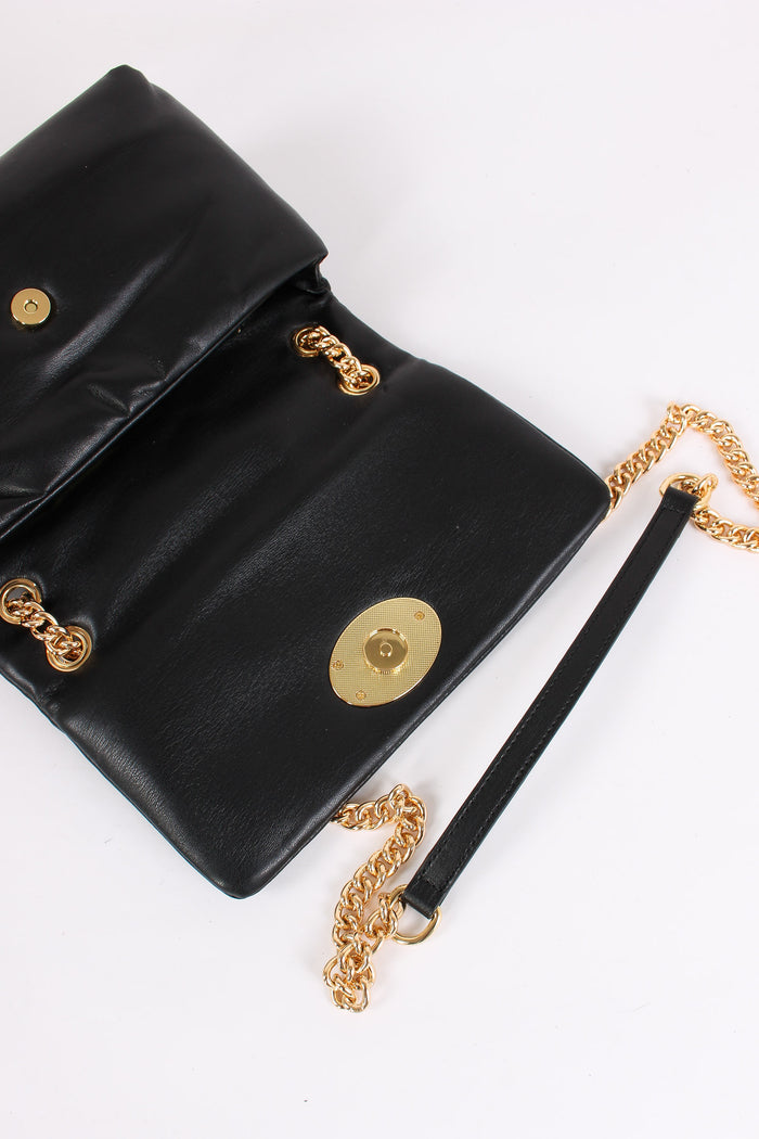 Tracolla Puffy Catena Nero-5