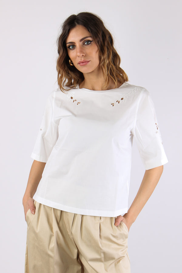 Targa T-shirt Scatoletta Bianco