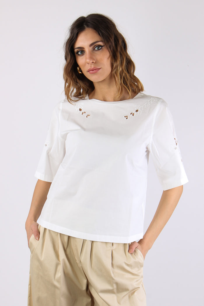 Targa T-shirt Scatoletta Bianco