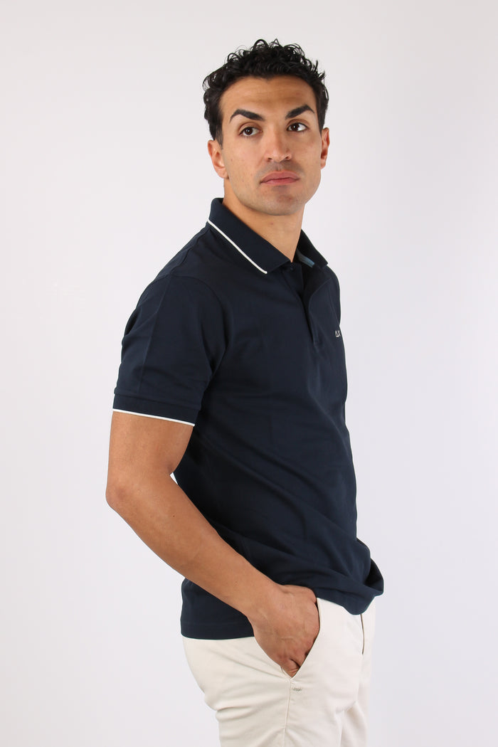 Polo Profilo Sottile Navy Blue-6