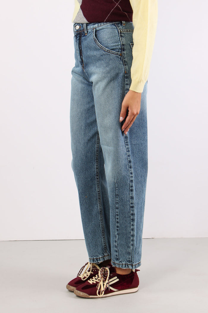 Denim Barrel Effetto Marmorizz Denim Medio-3
