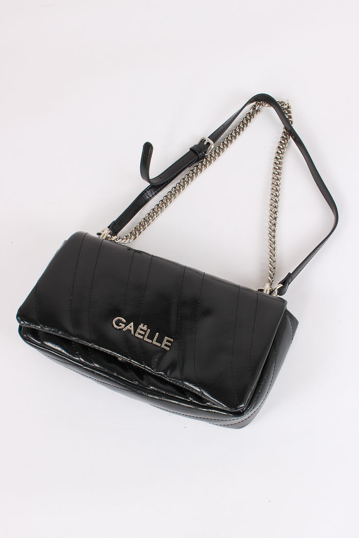 Tracolla Maxi Matelasse Vintag Nero-5