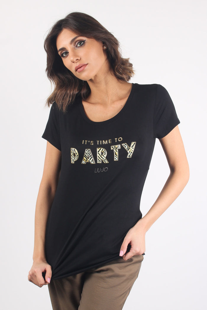 T-shirt Basica Mc Nero/party-4