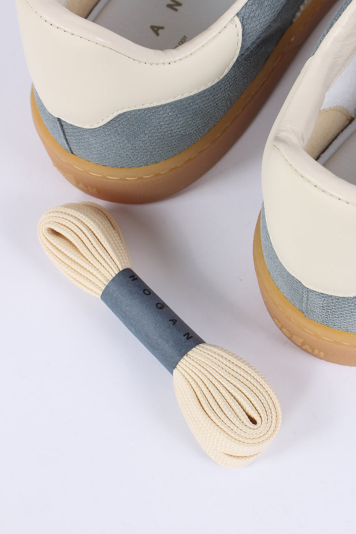 Sneaker Cool Camoscio Azzurro-8
