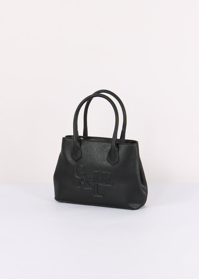 Shopping Saffiano Maxi Logo Nero-2