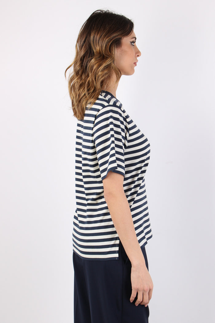 Wkdvenaco T-shirt Scatoletta Ecru/blu-9