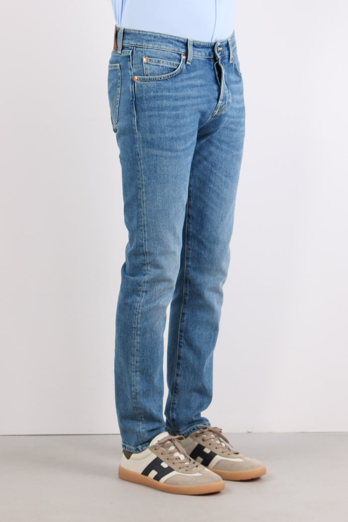 Denim Slim Fit Denim Chiaro-6