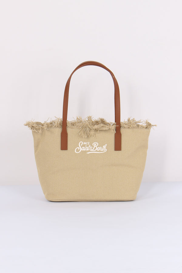 City Bag Mid Frange Beige