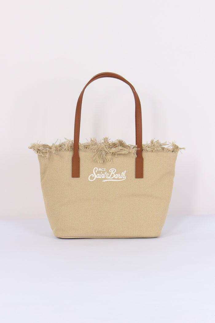 City Bag Mid Frange Beige