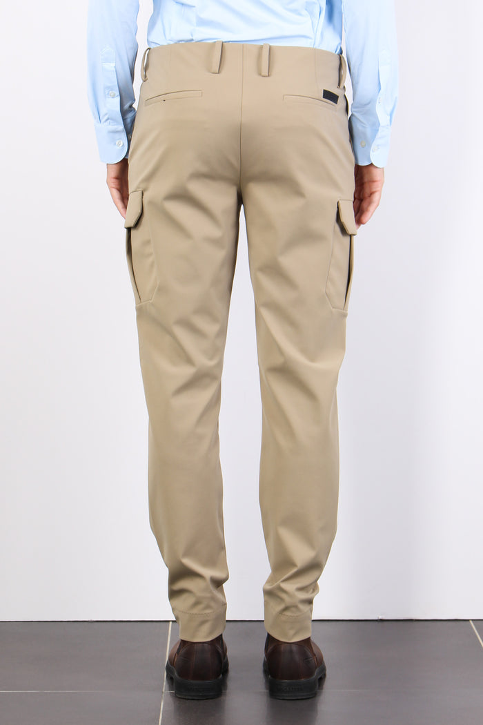 Pantalone Cargo Tessuto Tecnic Tabacco-3