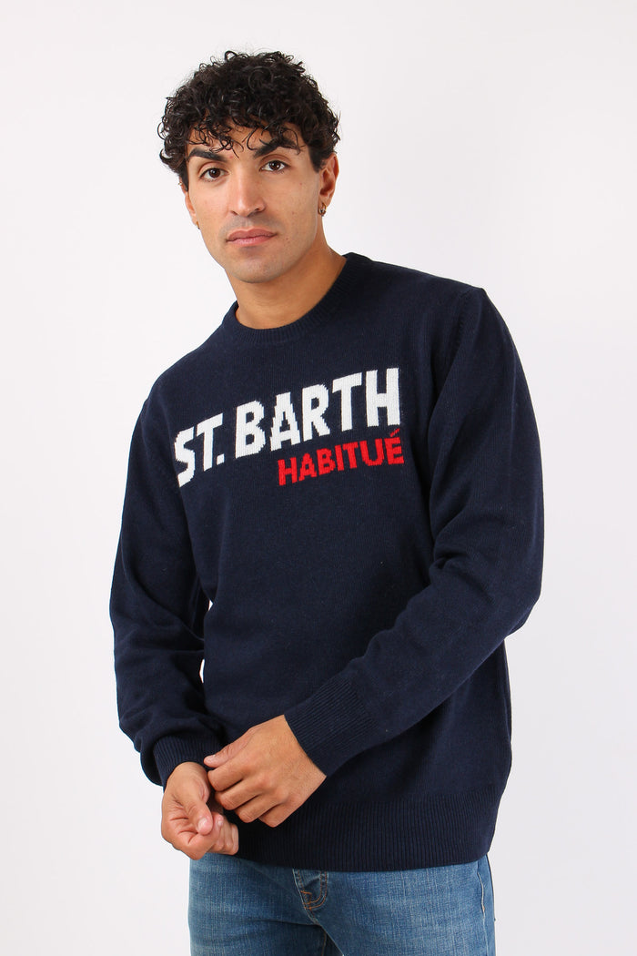 Girocollo St Barth Abitue Blu-2