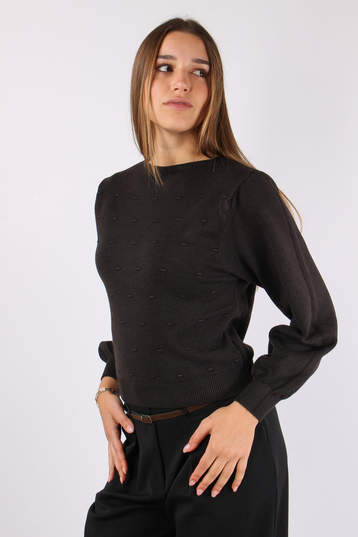 Maglia Scatoletta Punto Noccio Moro-8