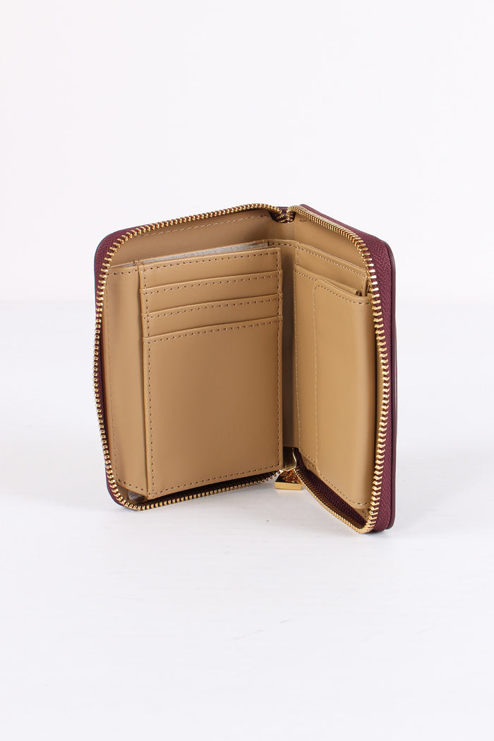 Zip Around Piccolo Matelasse Vino-5