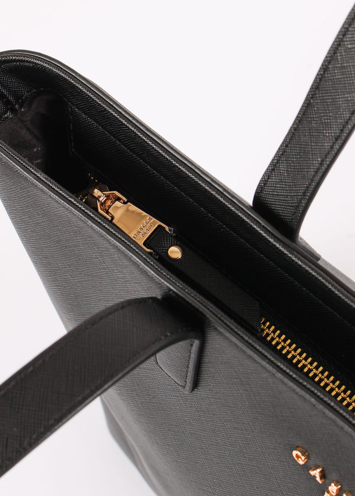 Maxi Shopping Saffiano Nero-7