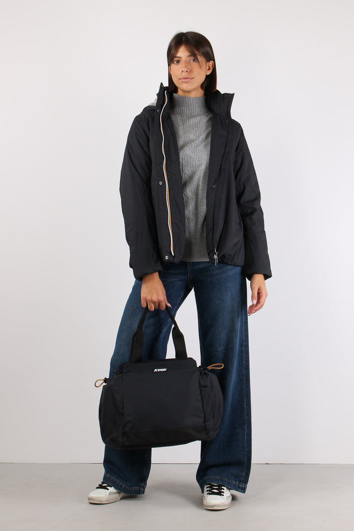 Giubbotto Corto Inserto Marmotta Black Pure/grey Warm