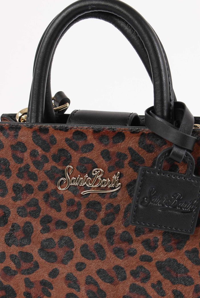 Borsa A Mano Mini Animalier Dark Leopard-4