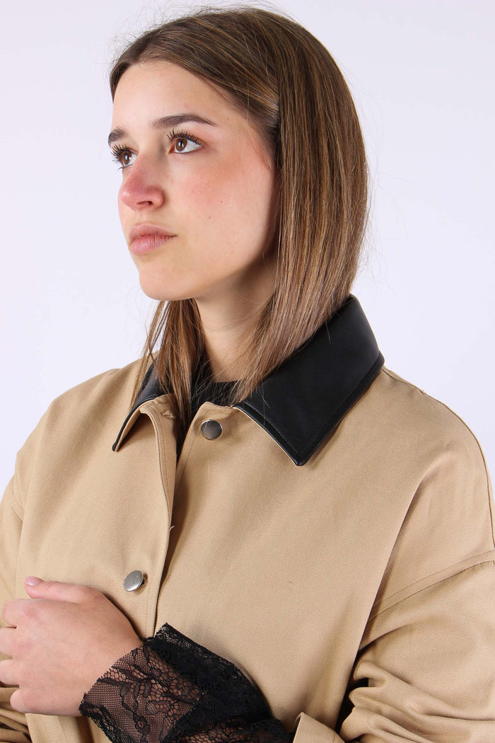 Field Jacket Collo Ecopelle Safari-10