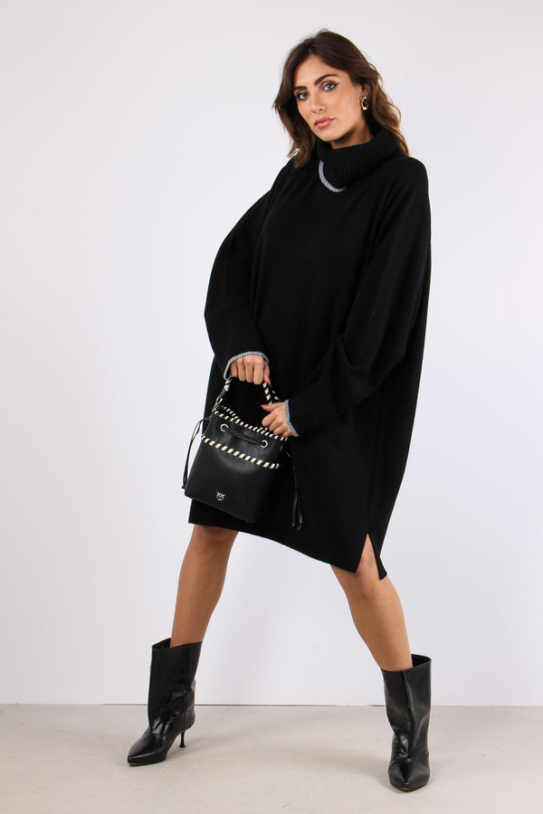 Fogo Abito Profilo Collo Misto Nero Limousine-2