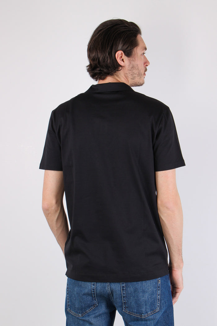 Polo Jersey Nero-4