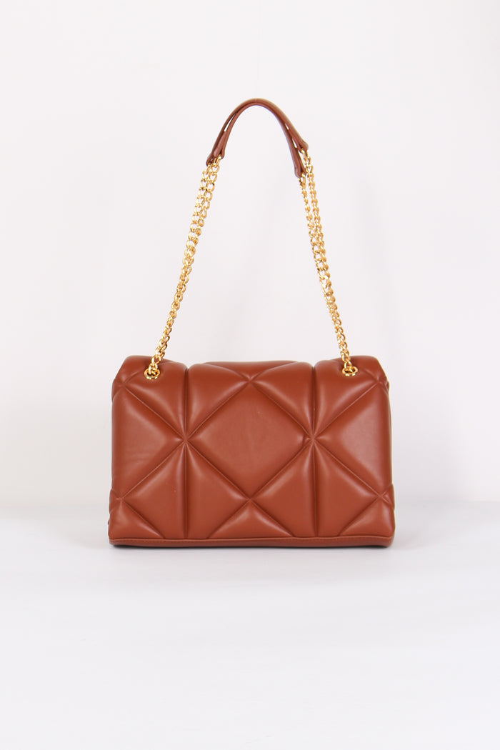 Tracolla Sali Scendi Matelasse Castagna-3