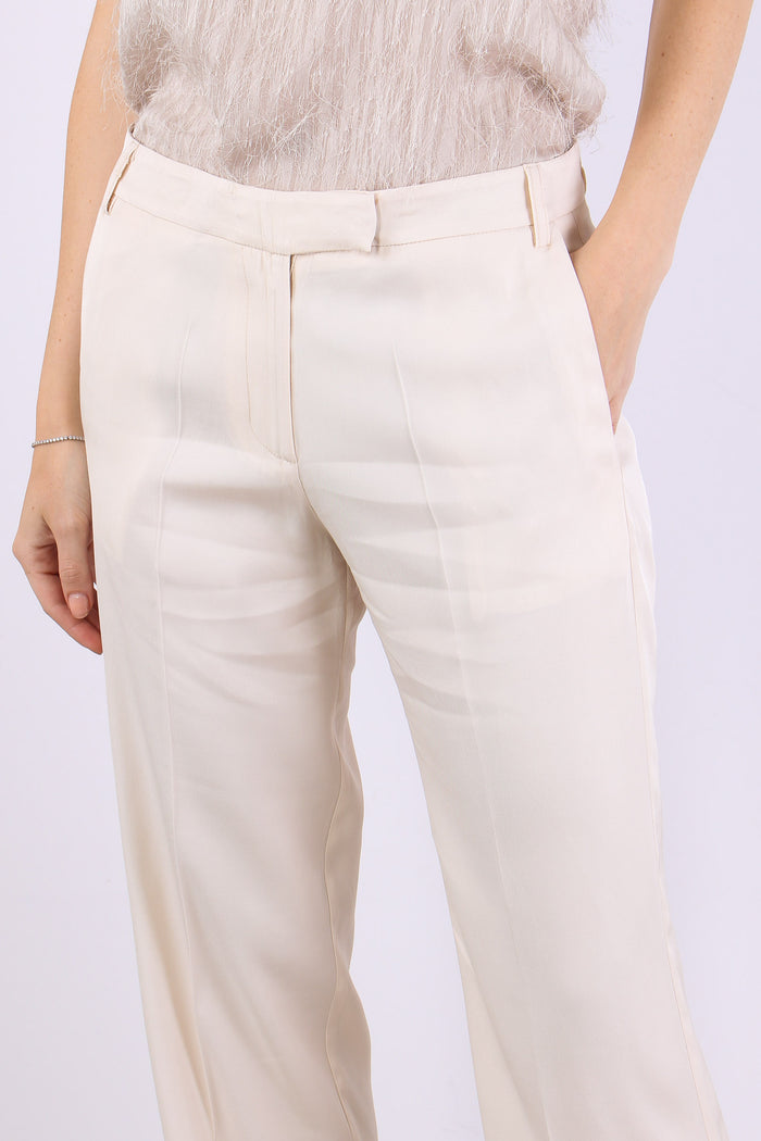 Pantalone Fluido Pences Ivory-7