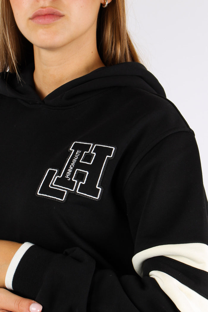 Felpa Cappuccio Collge Nero-7