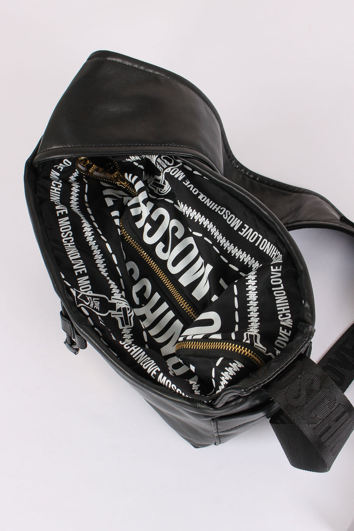 Maxi Nylon Logo Nero-6
