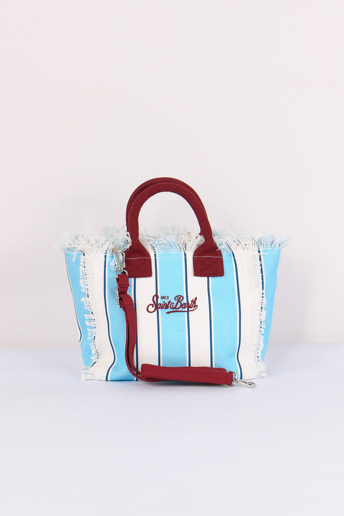 Colette Canvas Righe Azzurro/rosso-3