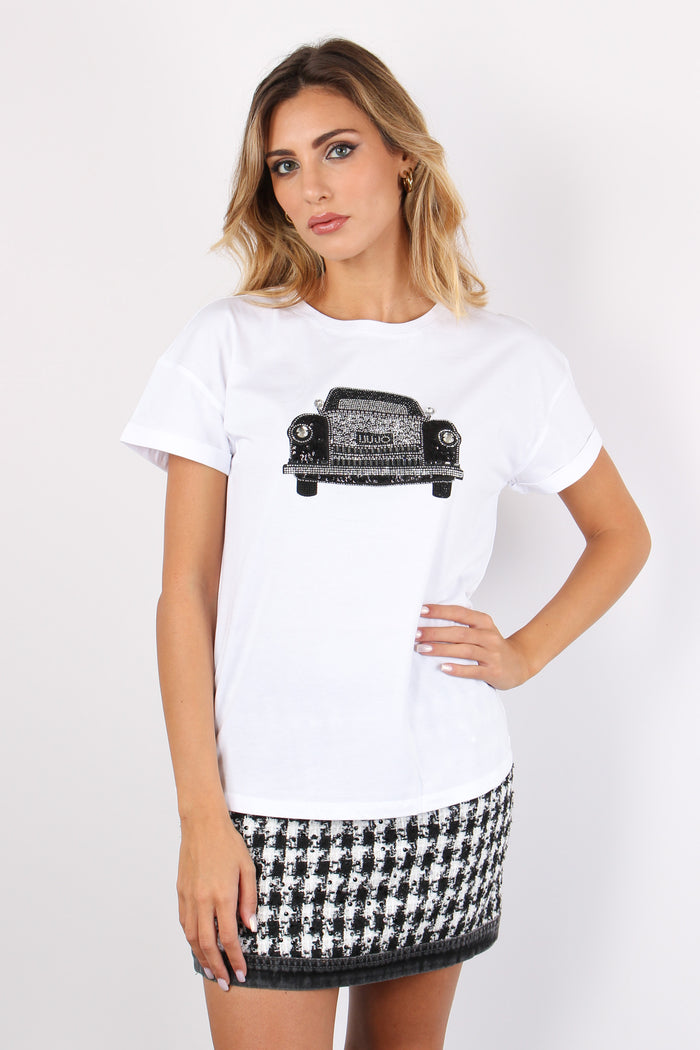 T-shirt Stampa Macchina Bco Bright Car